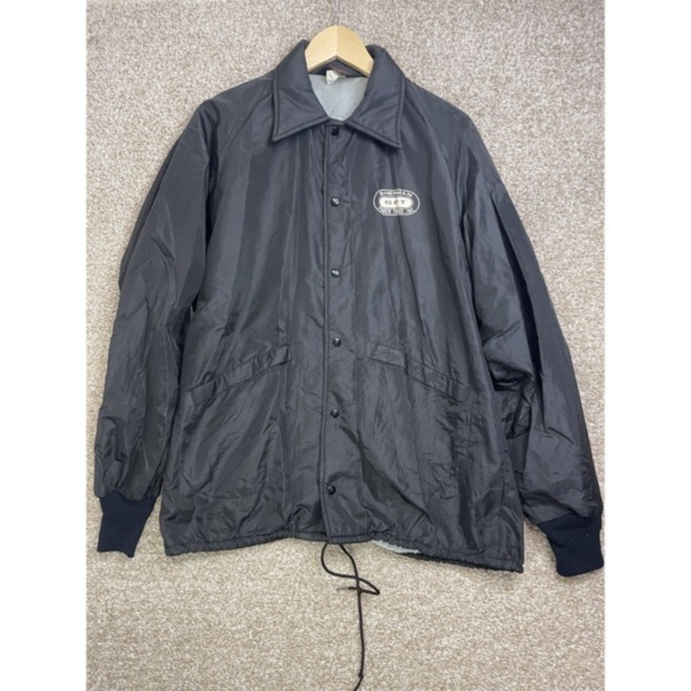 Men's Vintage Navy Pla-Jac by Dunbrooke Jacket Sherman Spt Size Large